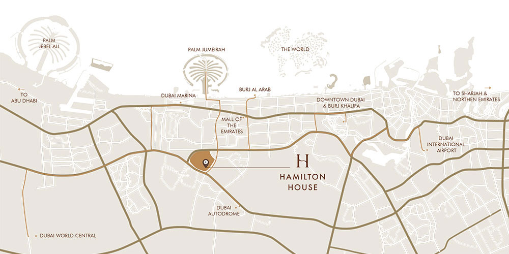 Hamilton House by Ellington Properties by Jumeirah Village Circle - Location